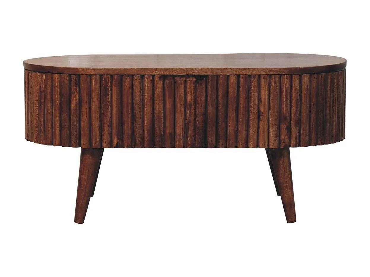 Artisan Furniture Solid Wood Honey Caramel Mokka Coffee Table