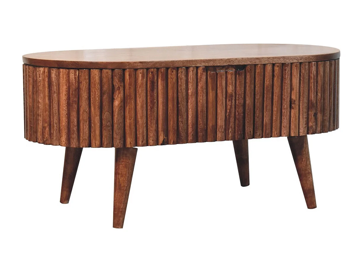 Artisan Furniture Solid Wood Honey Caramel Mokka Coffee Table