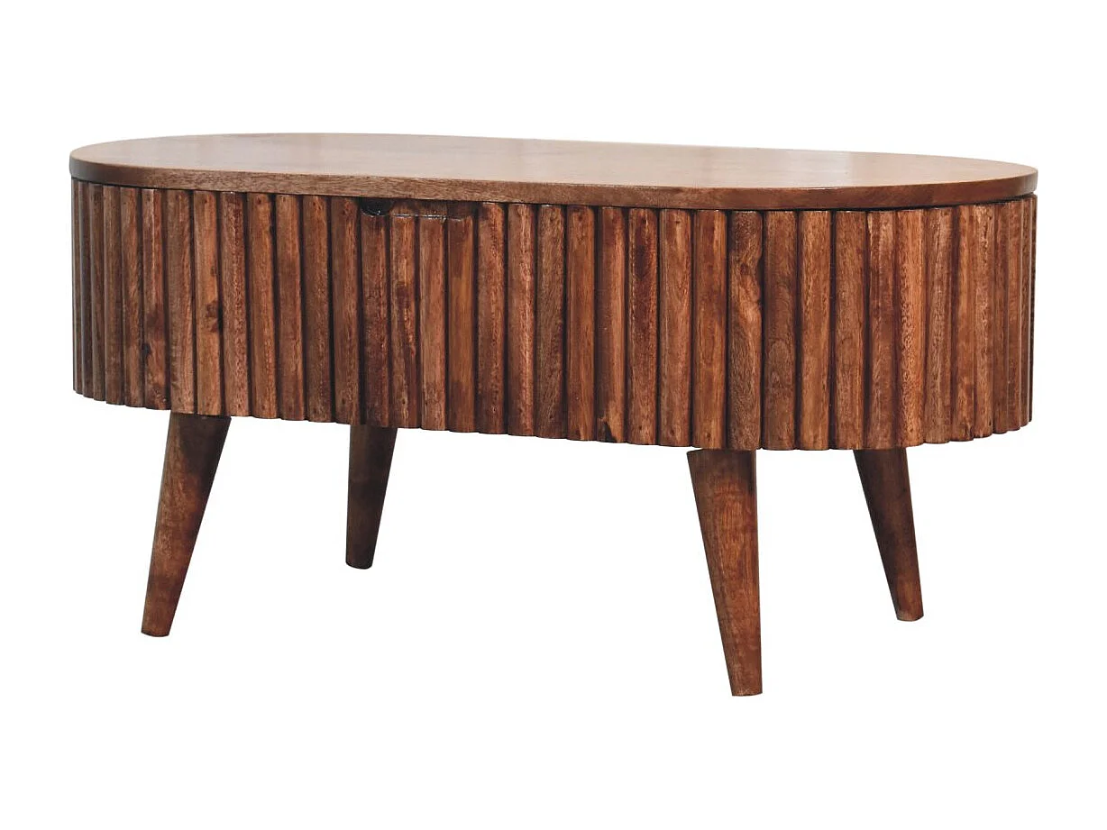 Artisan Furniture Solid Wood Honey Caramel Mokka Coffee Table