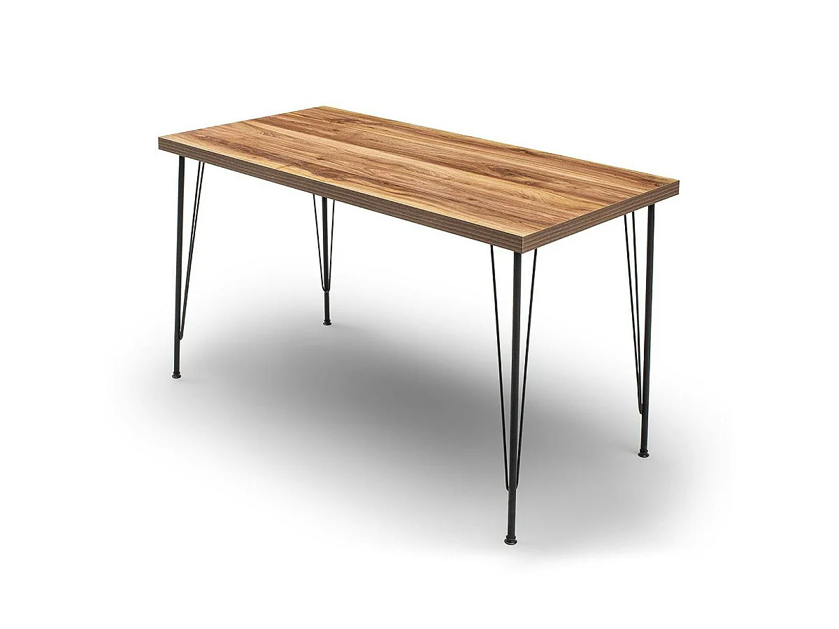 Ensemble salle à manger industrielle (5 pièces) JENA