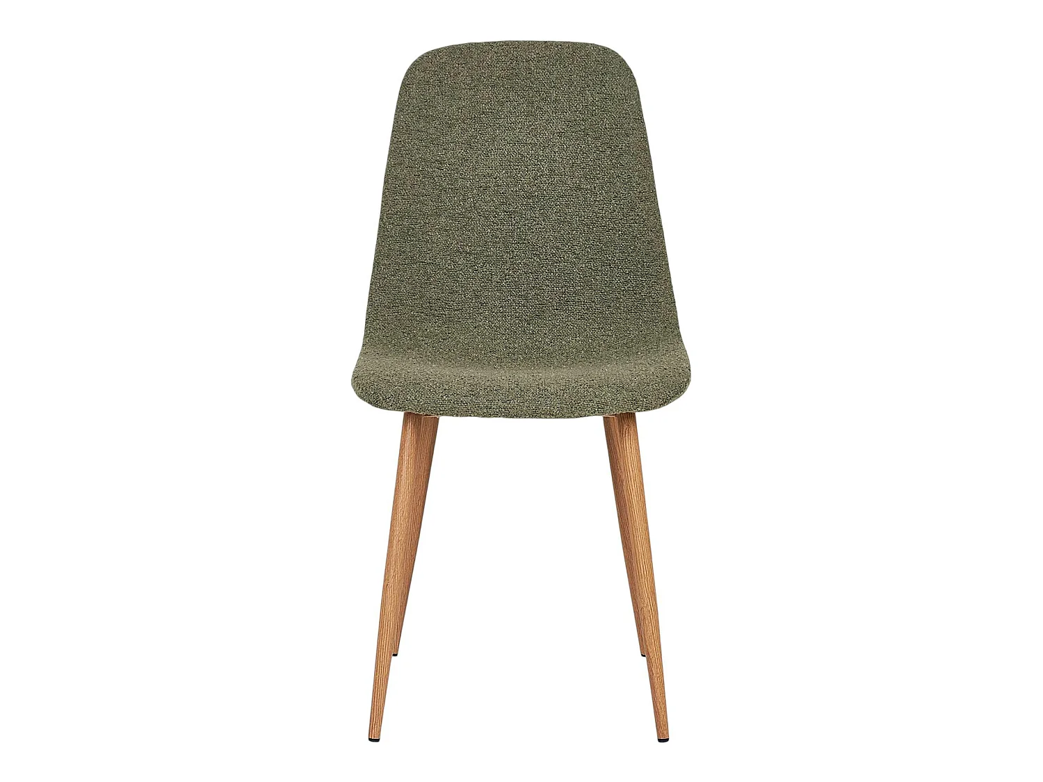 Ensemble table et chaises vertes bouclettes (lot de 9 pièces) AMSTERDAM