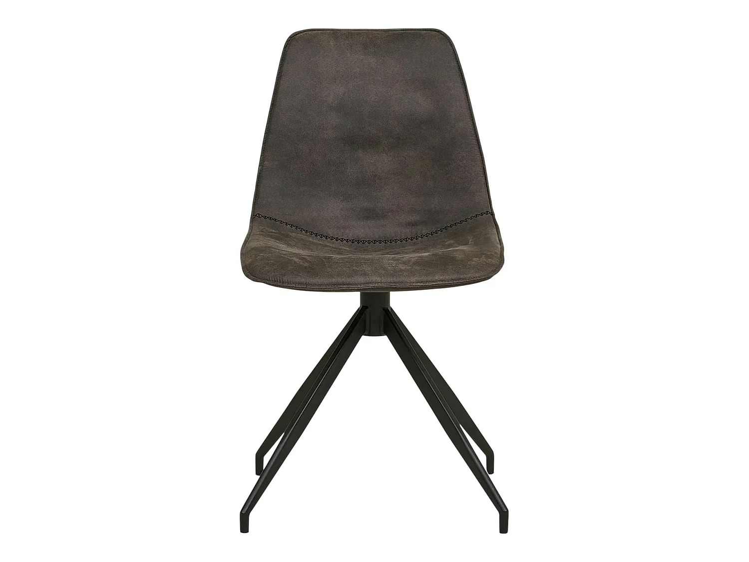 Ensemble table et chaises grises microfibre (lot de 5 pièces) BERLIN