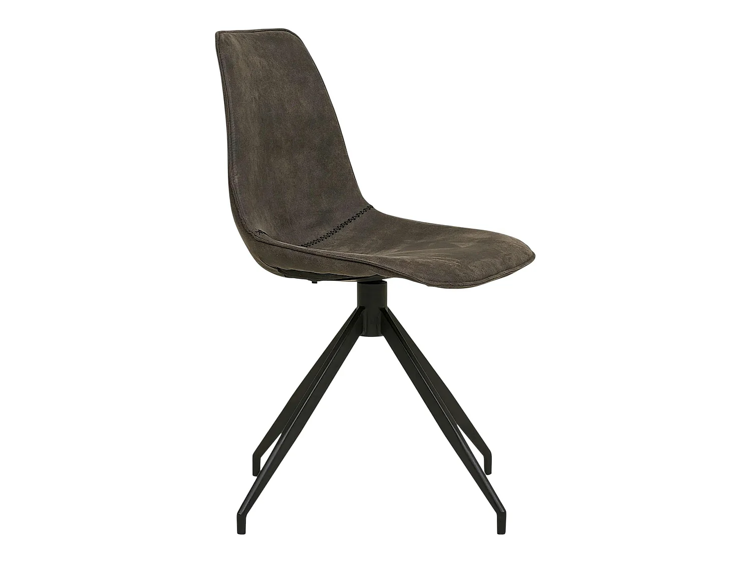 Ensemble table et chaises grises microfibre (lot de 5 pièces) BERLIN