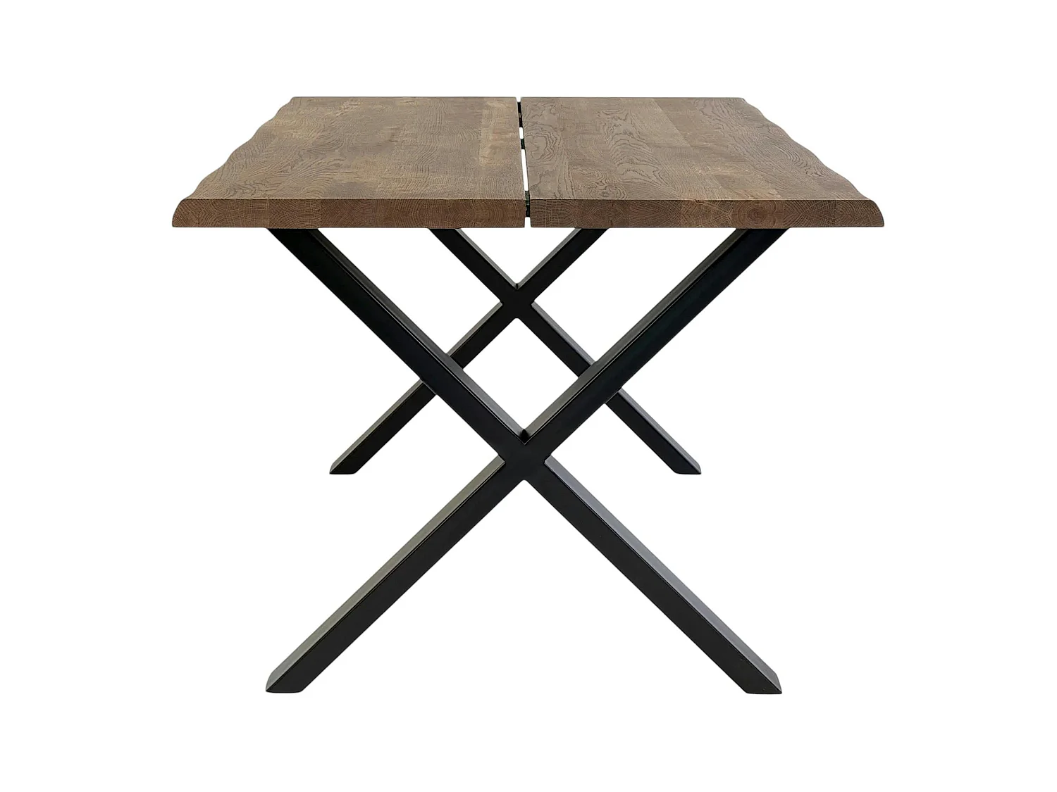 Ensemble table et chaises marron microfibre (lot de 5 pièces) SAVONE