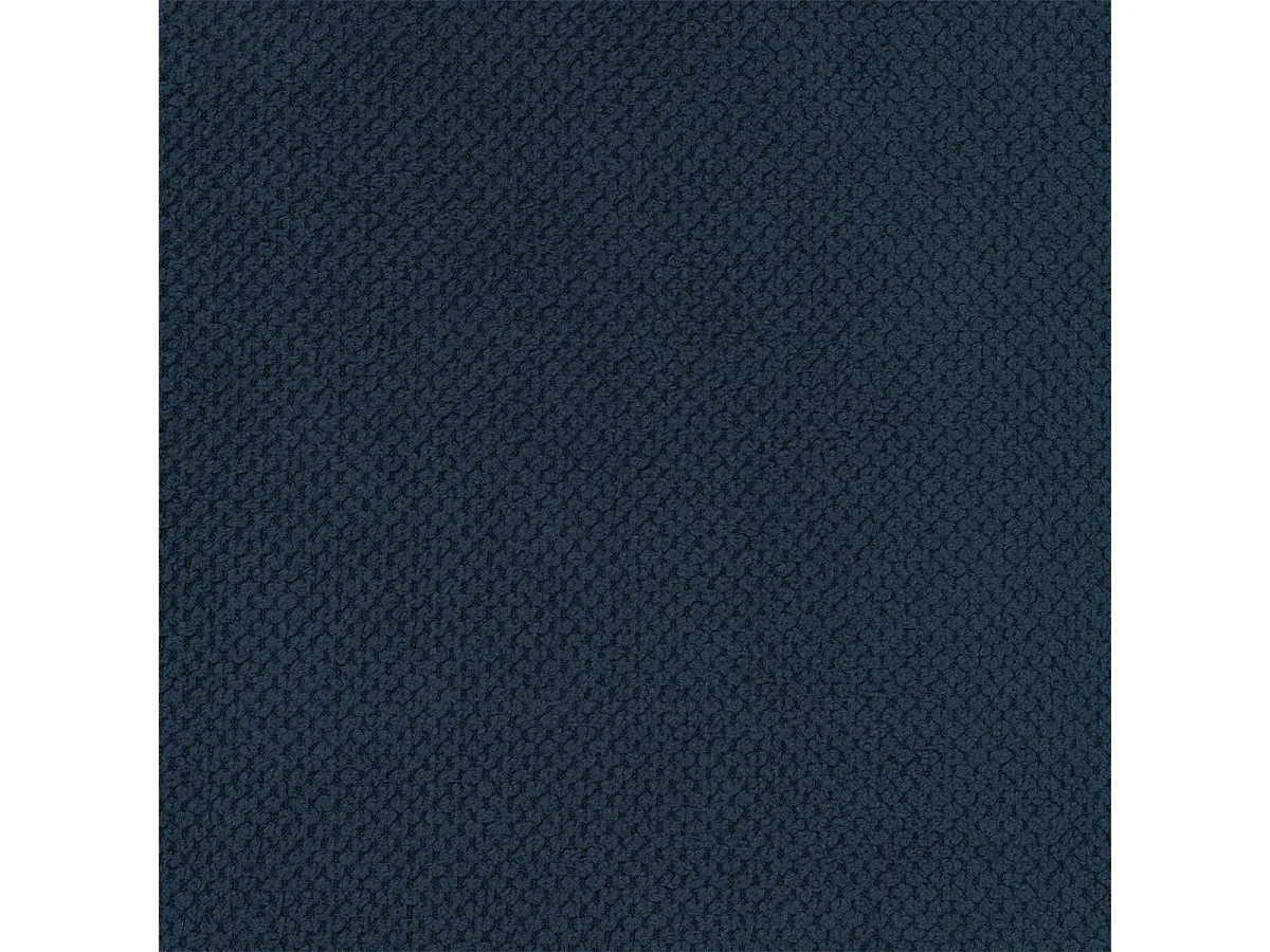 Canapé d'angle convertible 3 places réversible avec coffre en tissu bleu foncé ALESSIO