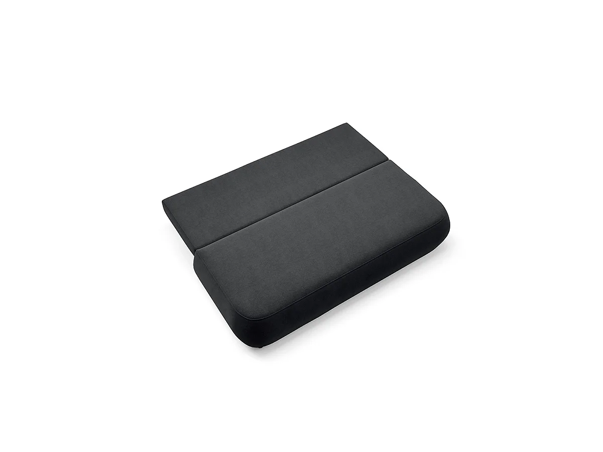 Canapé convertible 3 places avec coffre Antonio Noir