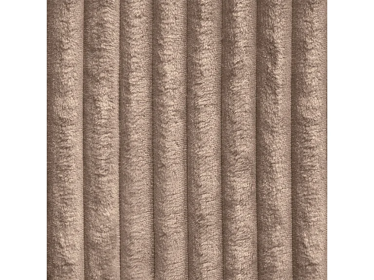 Canapé d'angle réversible et convertible 3 places avec coffre et accoudoirs Angela Marron clair