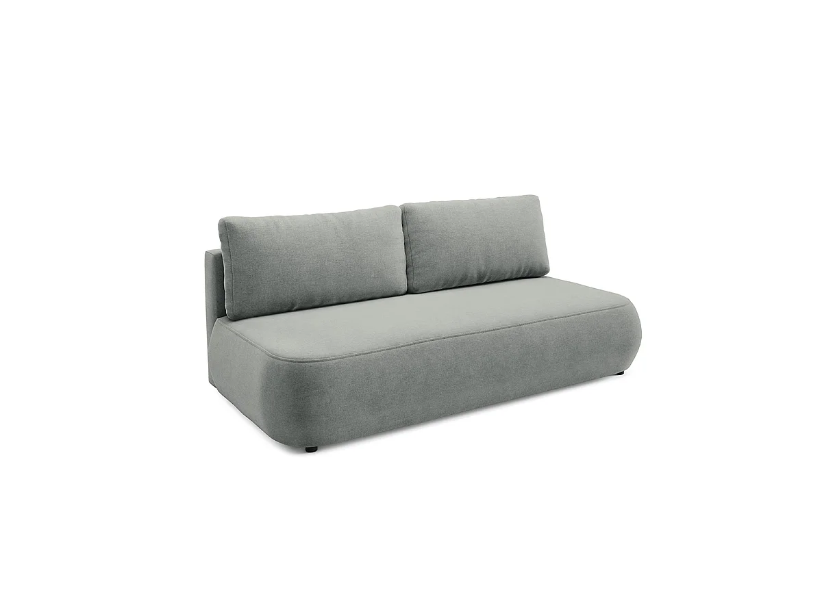 Canapé convertible 3 places avec coffre Antonio Gris