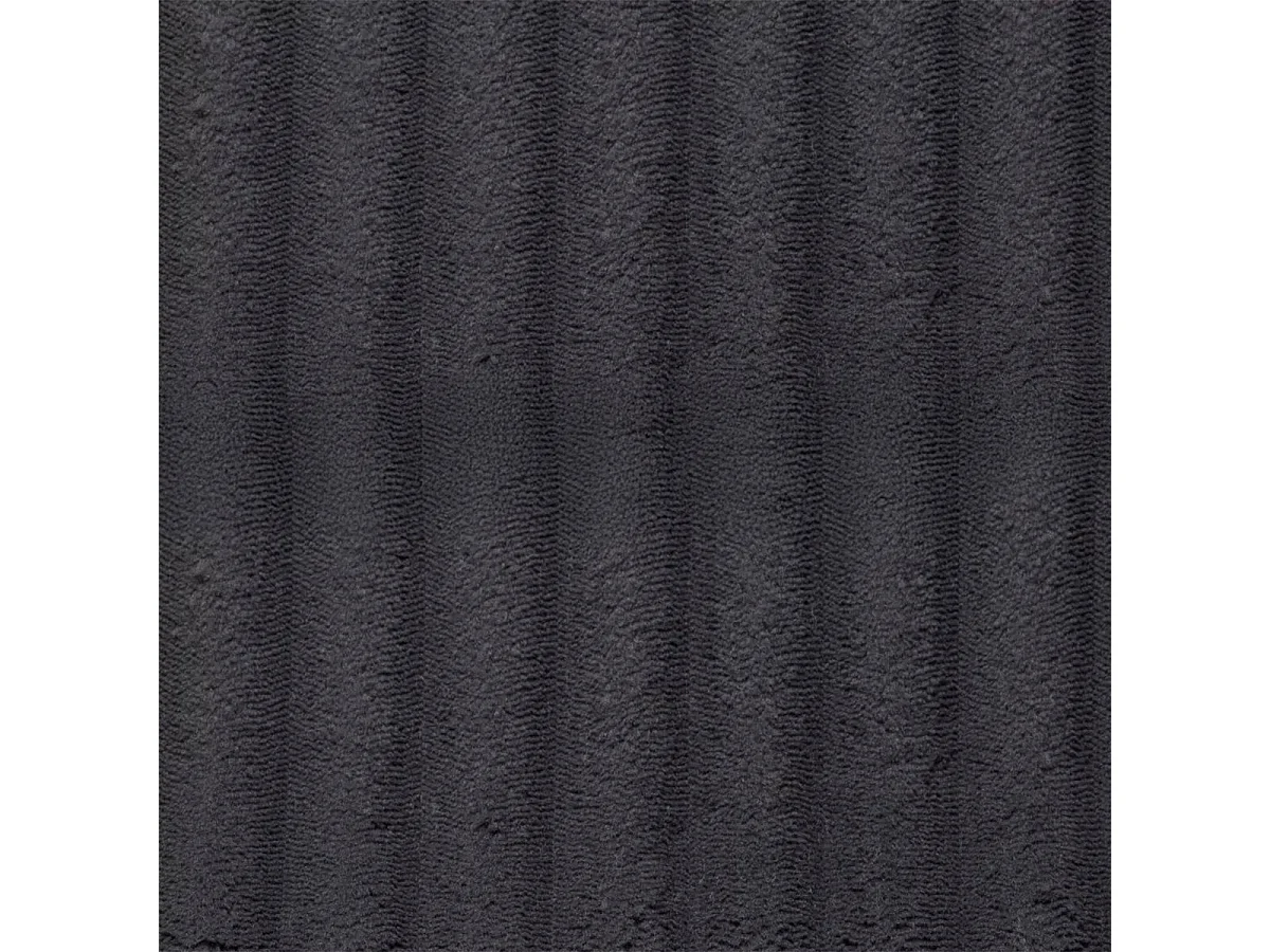 Canapé convertible 3 places avec coffre en tissu noir CAMILLA