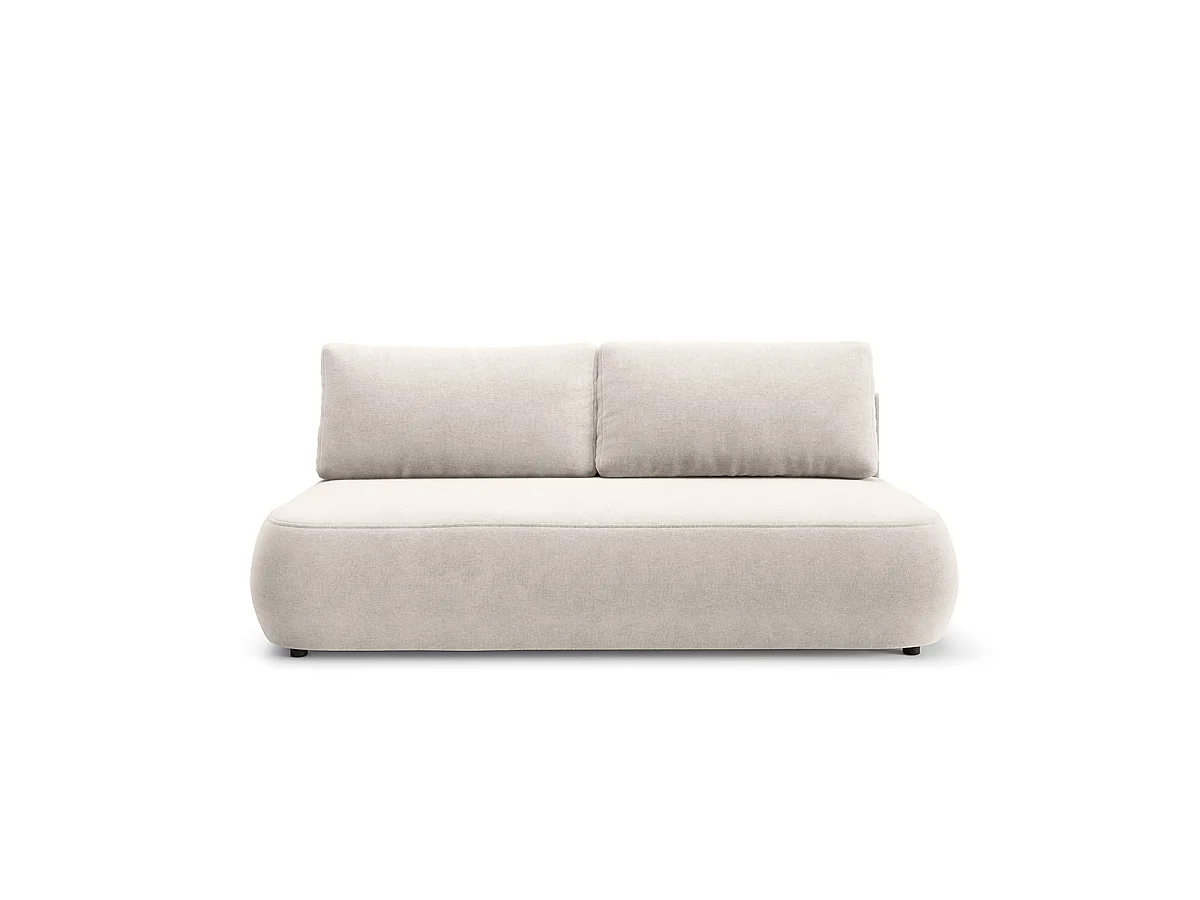 Canapé convertible 3 places avec coffre Antonio Beige