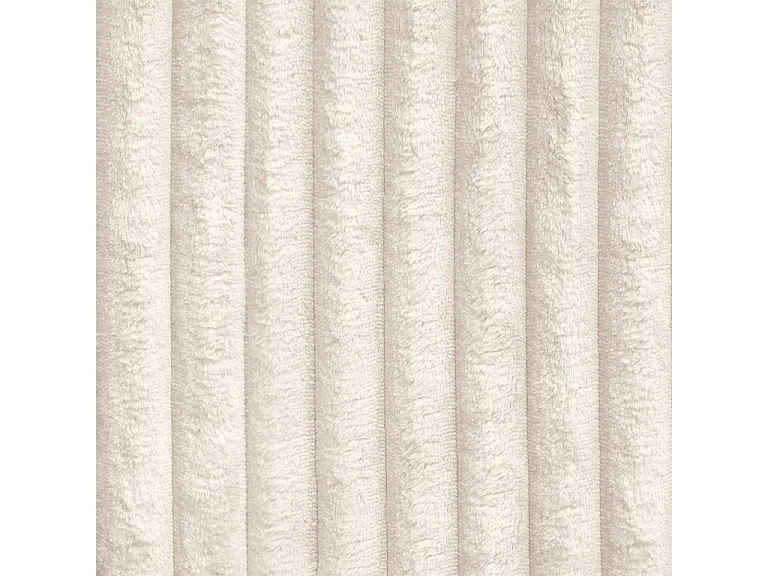 Canapé d'angle réversible et convertible 4 places avec coffre et accoudoirs Angela Blanc cassé