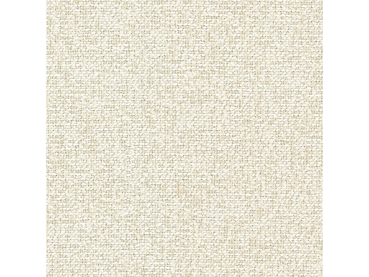 Canapé convertible 3 places avec coffre en tissu blanc CARMELA