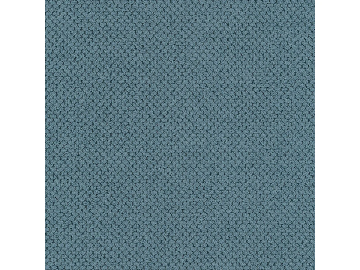 Canapé d'angle convertible 3 places réversible avec coffre en tissu bleu ALESSIO
