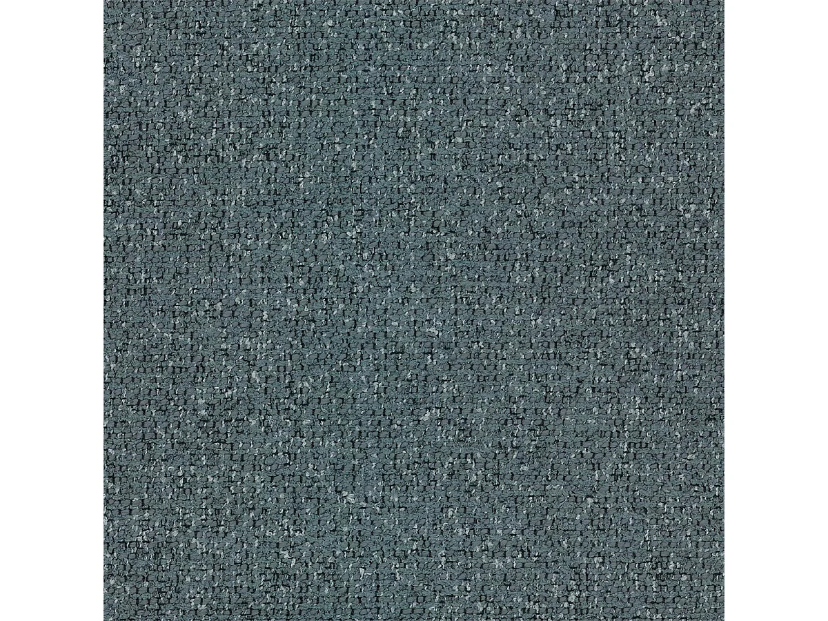 Canapé d'angle convertible 3 places réversible avec coffre en tissu bleu CARMELA