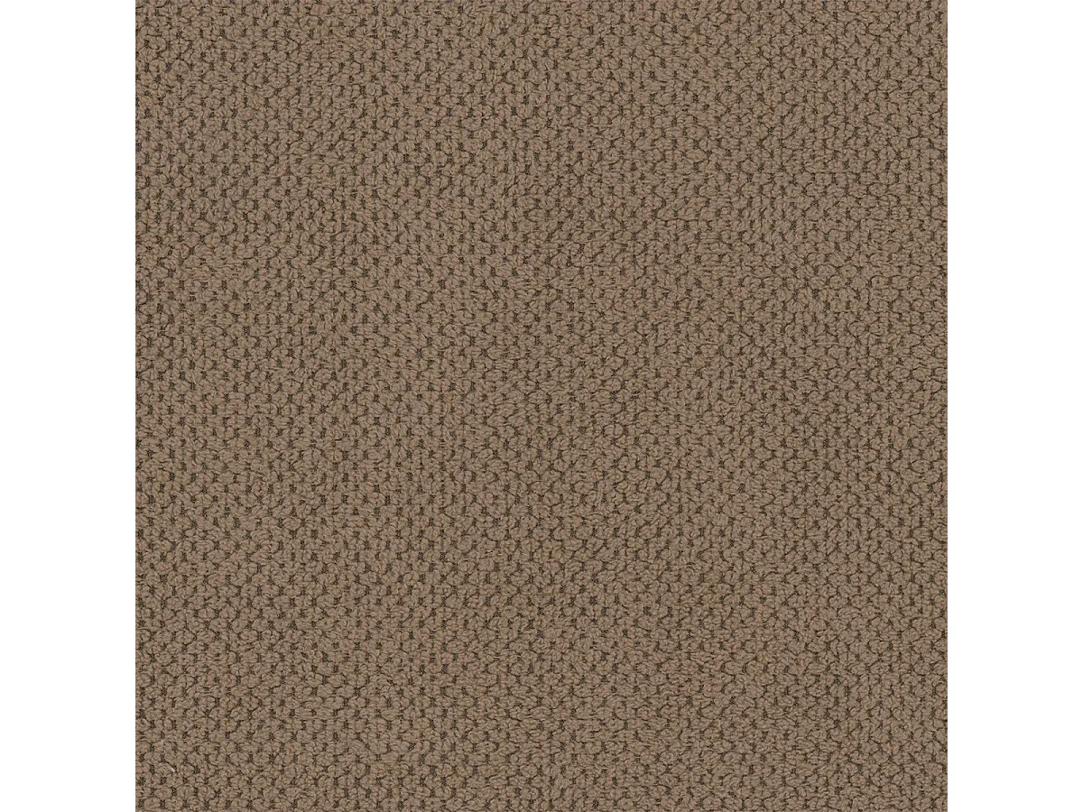 Canapé d'angle convertible 3 places réversible avec coffre en tissu taupe ALESSIO