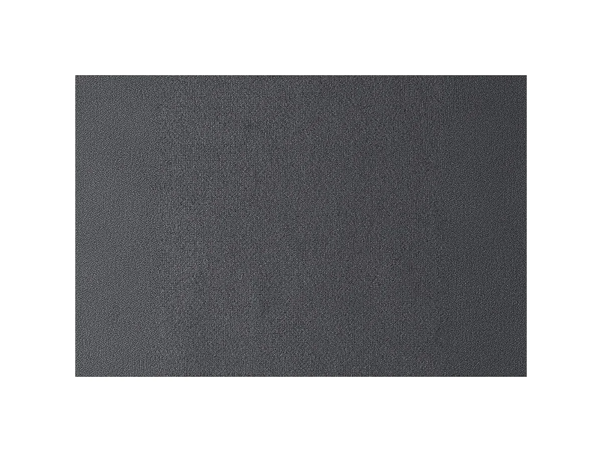 Lit coffre 160x200cm avec tête de lit capitonnée Velours Gris anthracite - Hauteur totale : 39cm