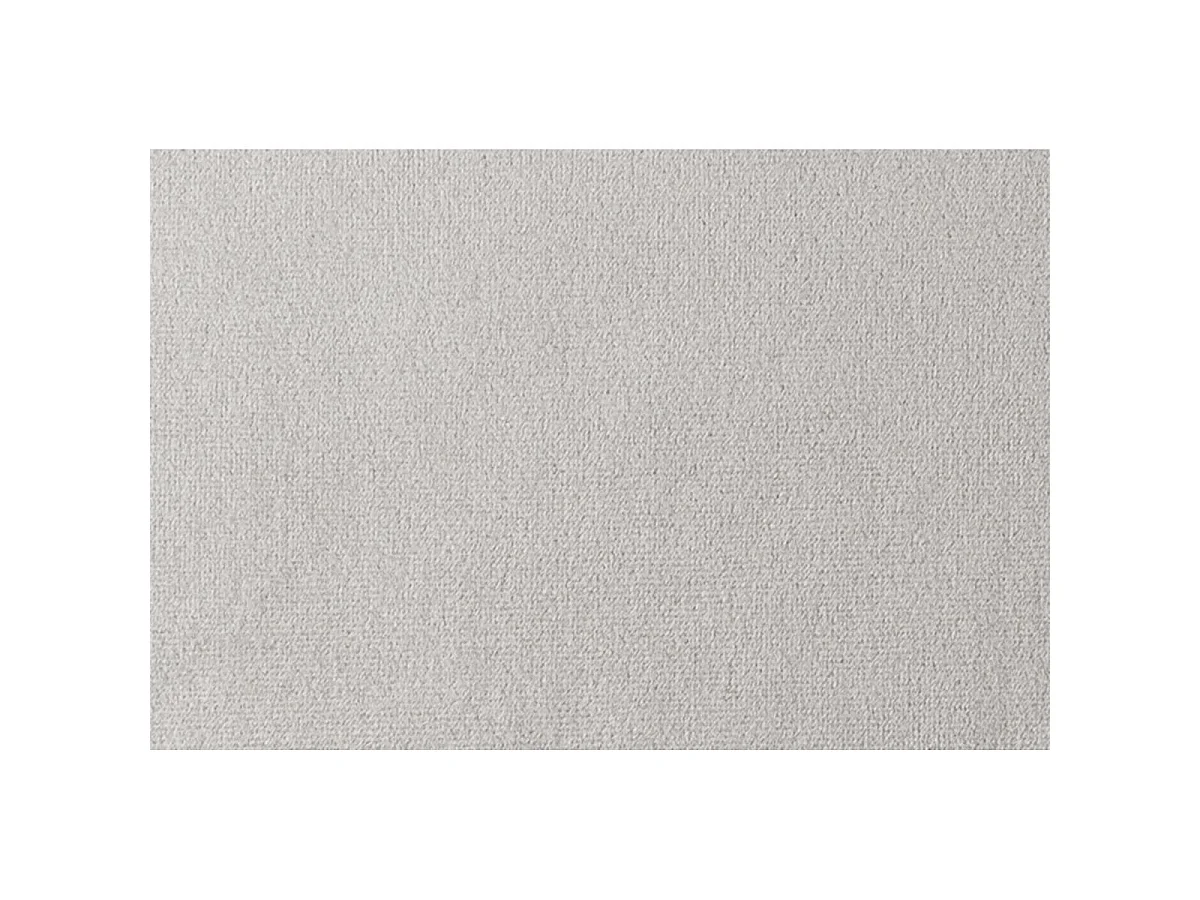 Lit coffre 160x200cm avec tête de lit capitonnée Velours Gris clair - Hauteur totale : 39cm