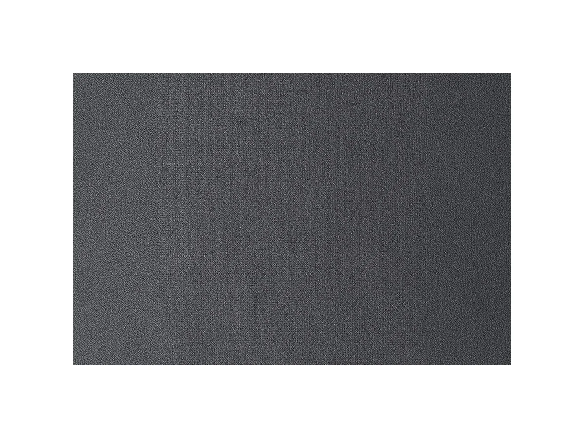 Lit 160x200cm avec tête de lit lignes velours et sommier tapissier gris anthracite - Hauteur totale : 35cm