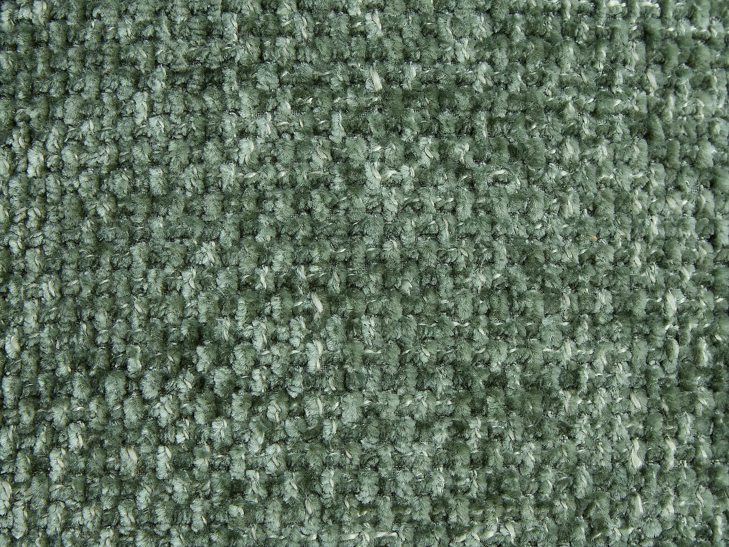 Canapé 3 places en tissu texturé vert LERICI