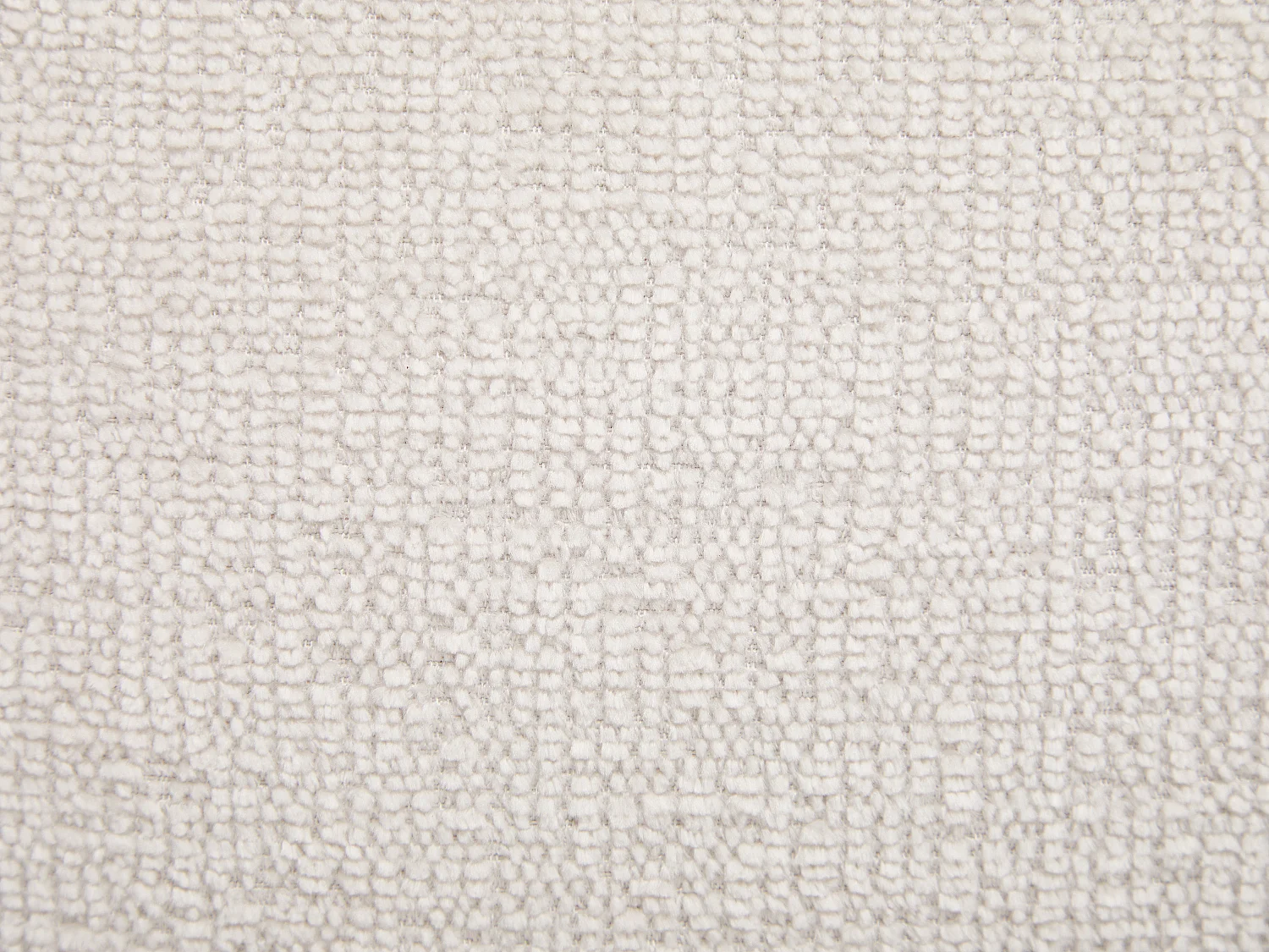 Fauteuil avec repose-pieds en tissu chenille beige PIRUNO