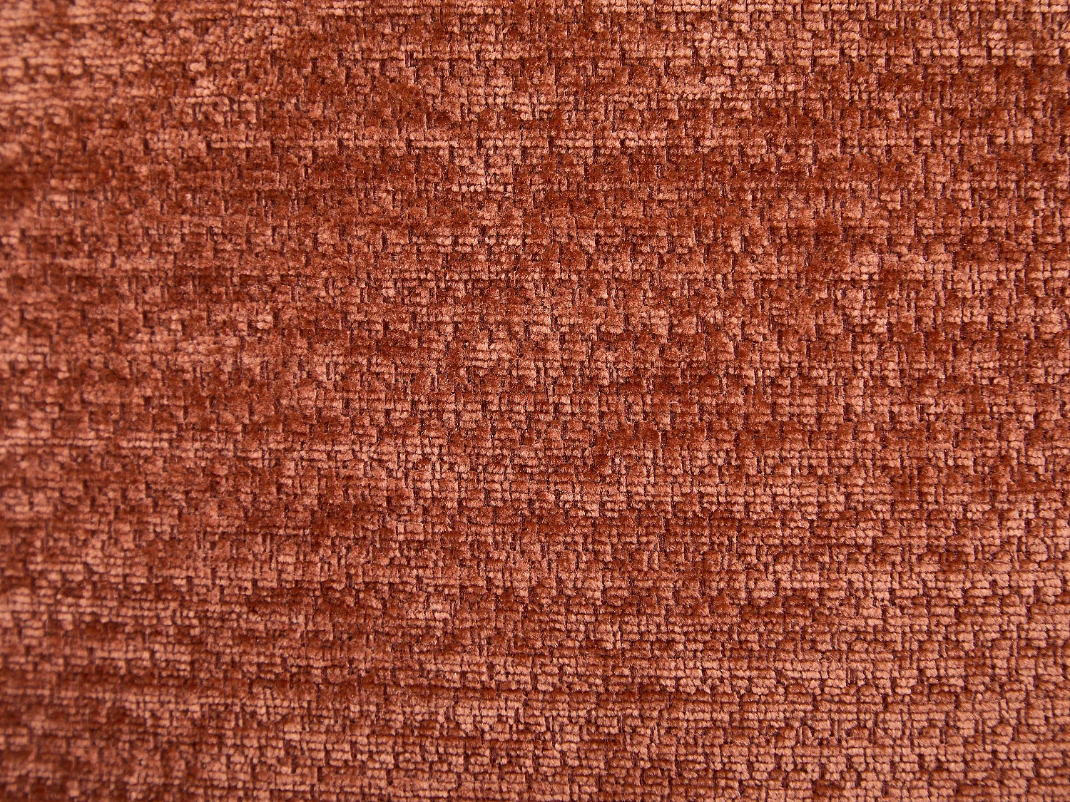 Fauteuil compressé en tissu texturé terracotta TORIAVI