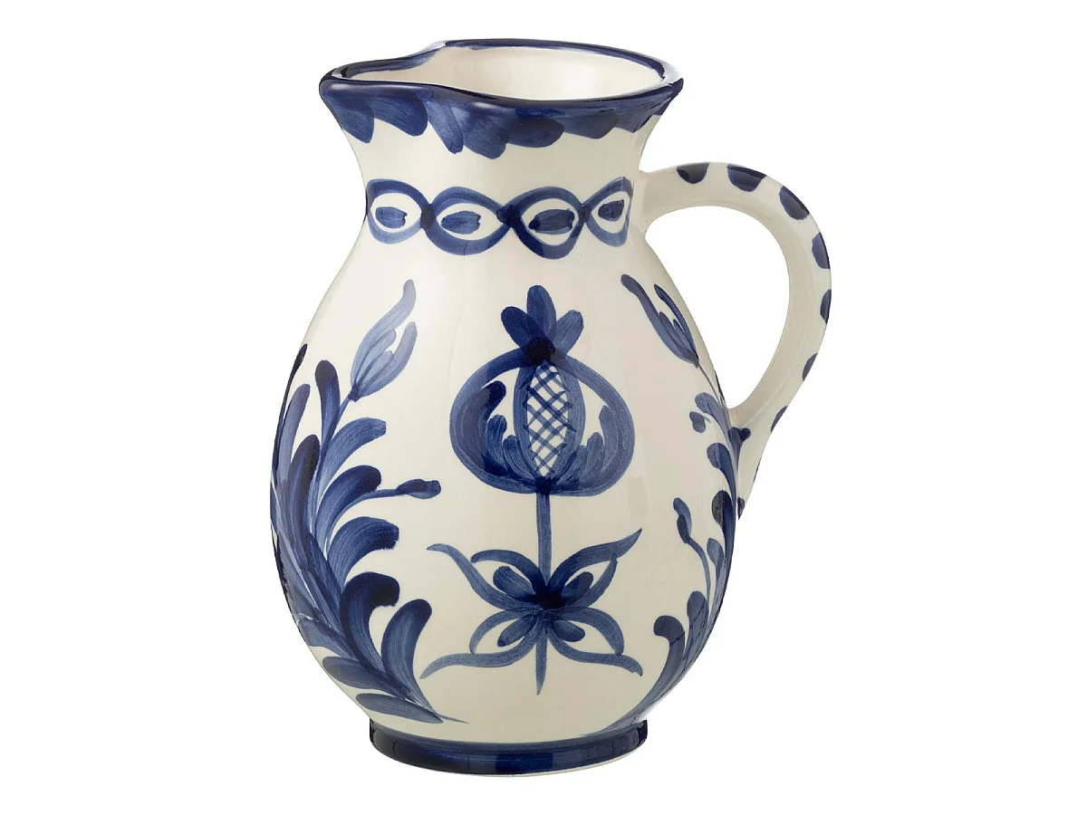 Pichet en Céramique "Granada" 1,6L Bleu Cobalt