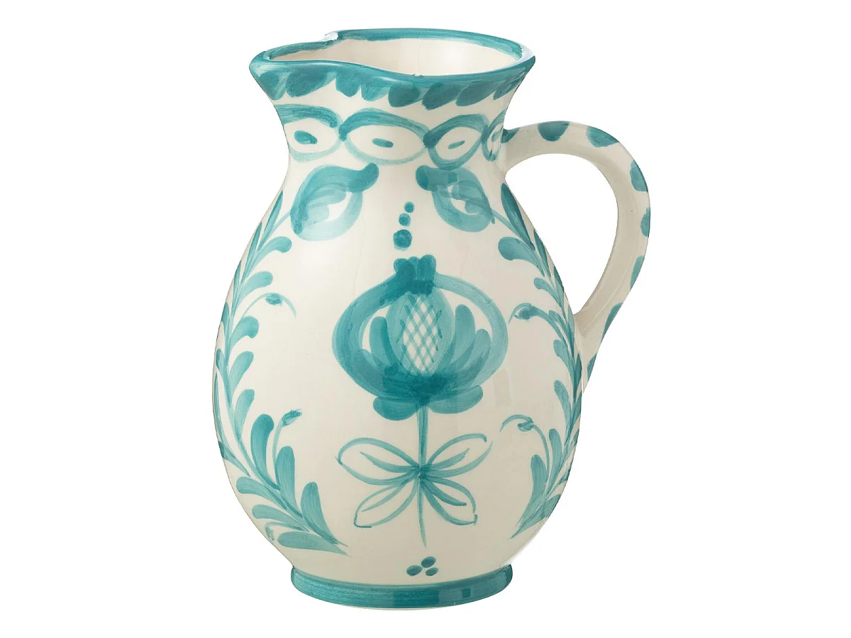 Pichet en Céramique "Granada" 1,6L Bleu Aqua