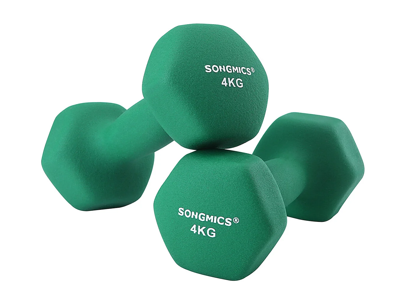 Haltères 20,5x9,5x9 cm vert