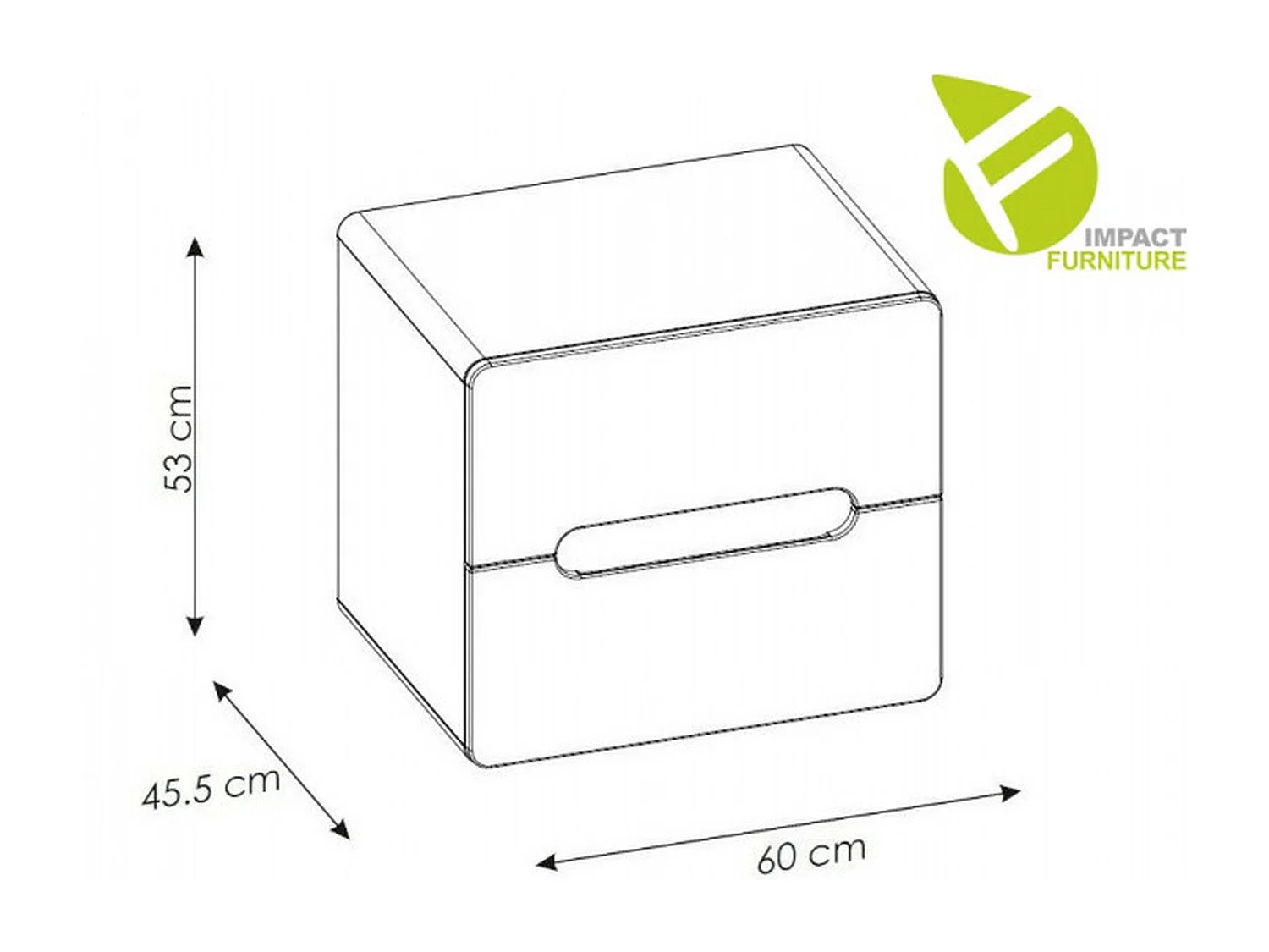 Wall Hung Vanity Unit 600mm Countertop Bathroom Sink Cabinet with Drawers Handleless White Gloss Oak Aruba