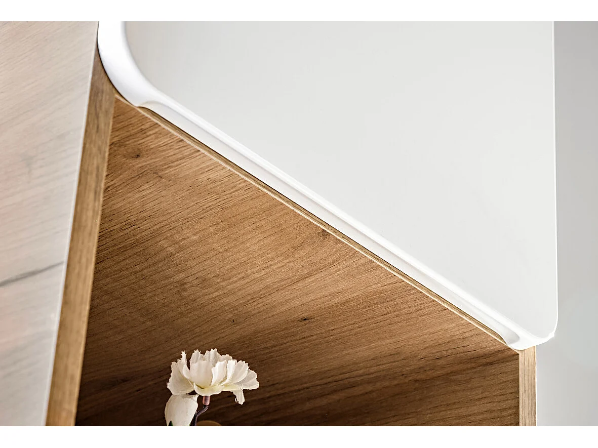 Szafka łazienkowa ARUBA 800 35 cm biała/dąb