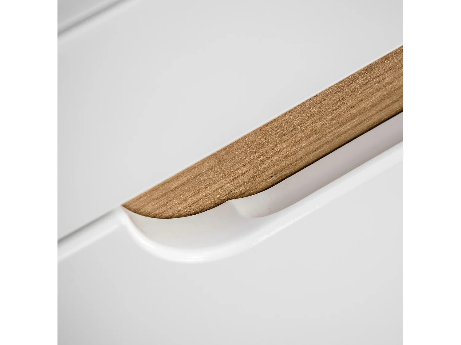 Bathroom Laundry Cabinet Pull Out Tilt Out Basket Tall Wall Hung Unit Linen Storage Hamper White Gloss and Oak Arub