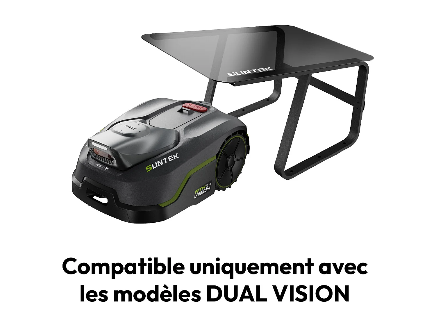 Abri extérieur anti-rouille alu + polycarbonate pour robots SUNTEK Dual Vision - GARAGE RTK