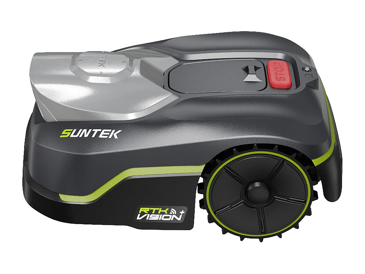 Robot tondeuse sans fil RTK avec Double Vision IA pour 500 m² - SUNTEK Dual Vision 500