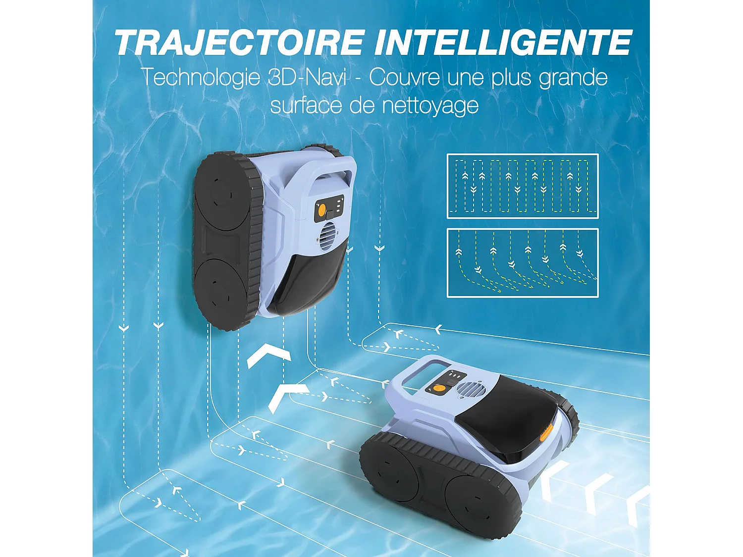 Robot piscine sans fil - SEAUTO ABYS 200