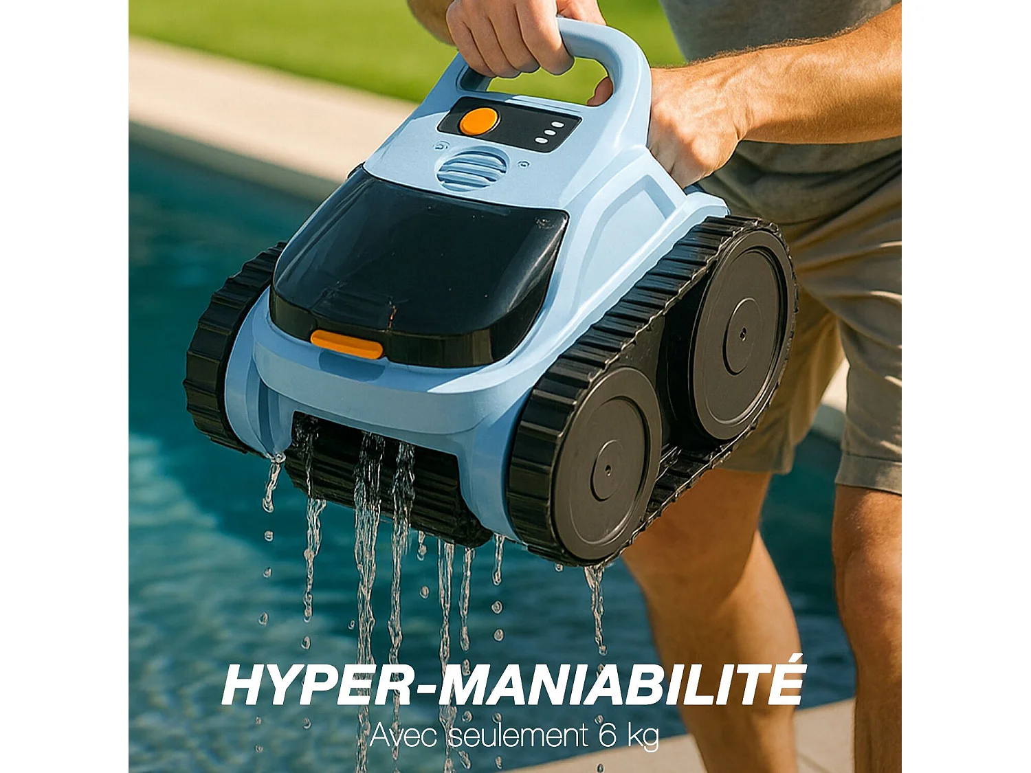 Robot piscine sans fil - SEAUTO ABYS 200