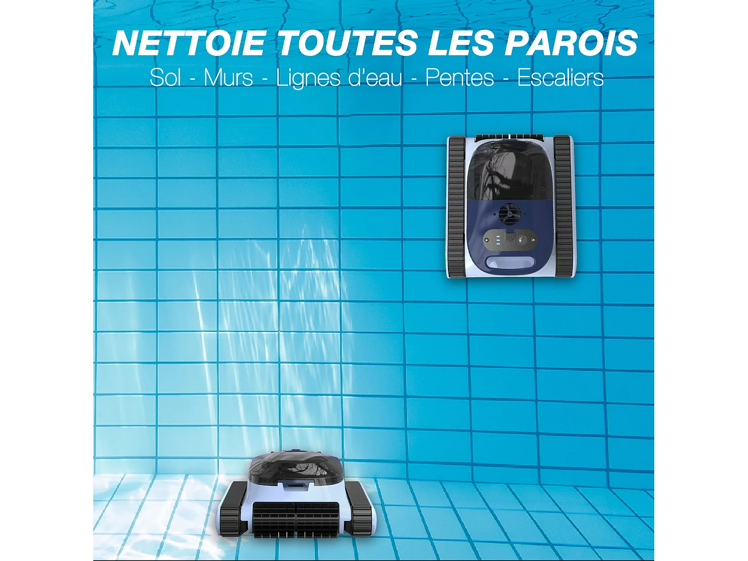 Robot piscine sans fil - SEAUTO ABYS 300
