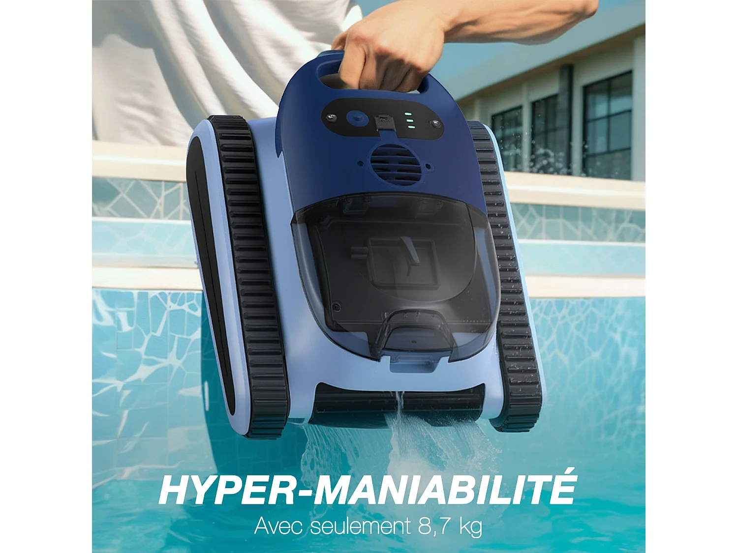 Robot piscine sans fil - SEAUTO ABYS 300