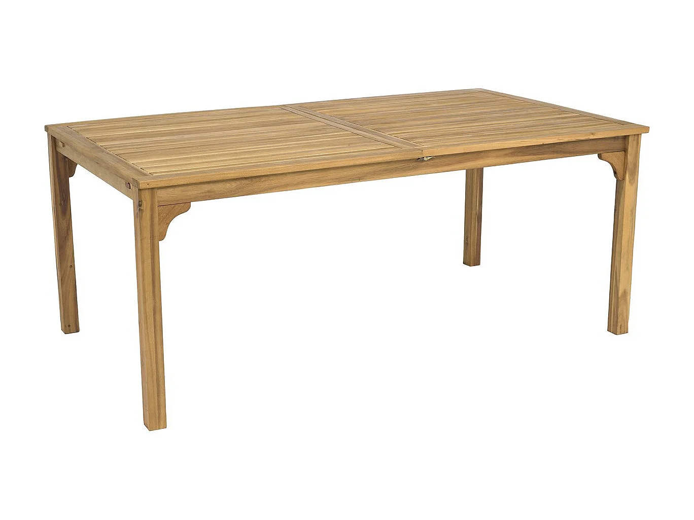 Ausziehbarer Gartentisch aus Holz 180/240 cm "Valladolid" - 6 bis 10 Plätze - Braun