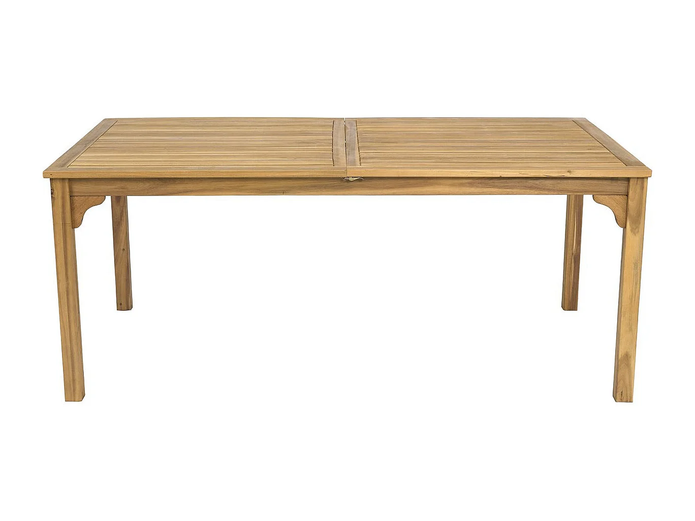 Ausziehbarer Gartentisch aus Holz 180/240 cm "Valladolid" - 6 bis 10 Plätze - Braun