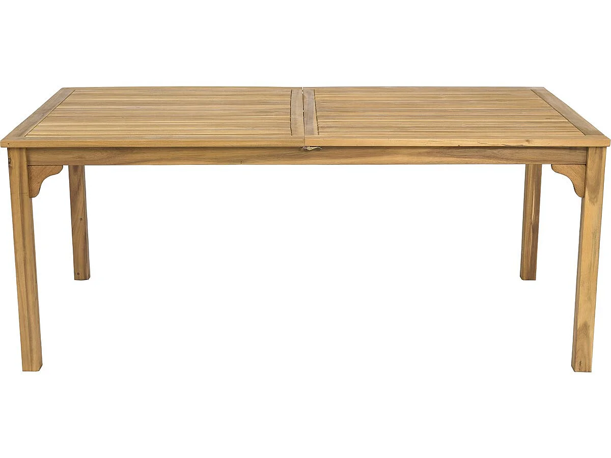 Table de jardin extensible en bois 180/240 cm "Valladolid" – 6 à 10 places - Marron