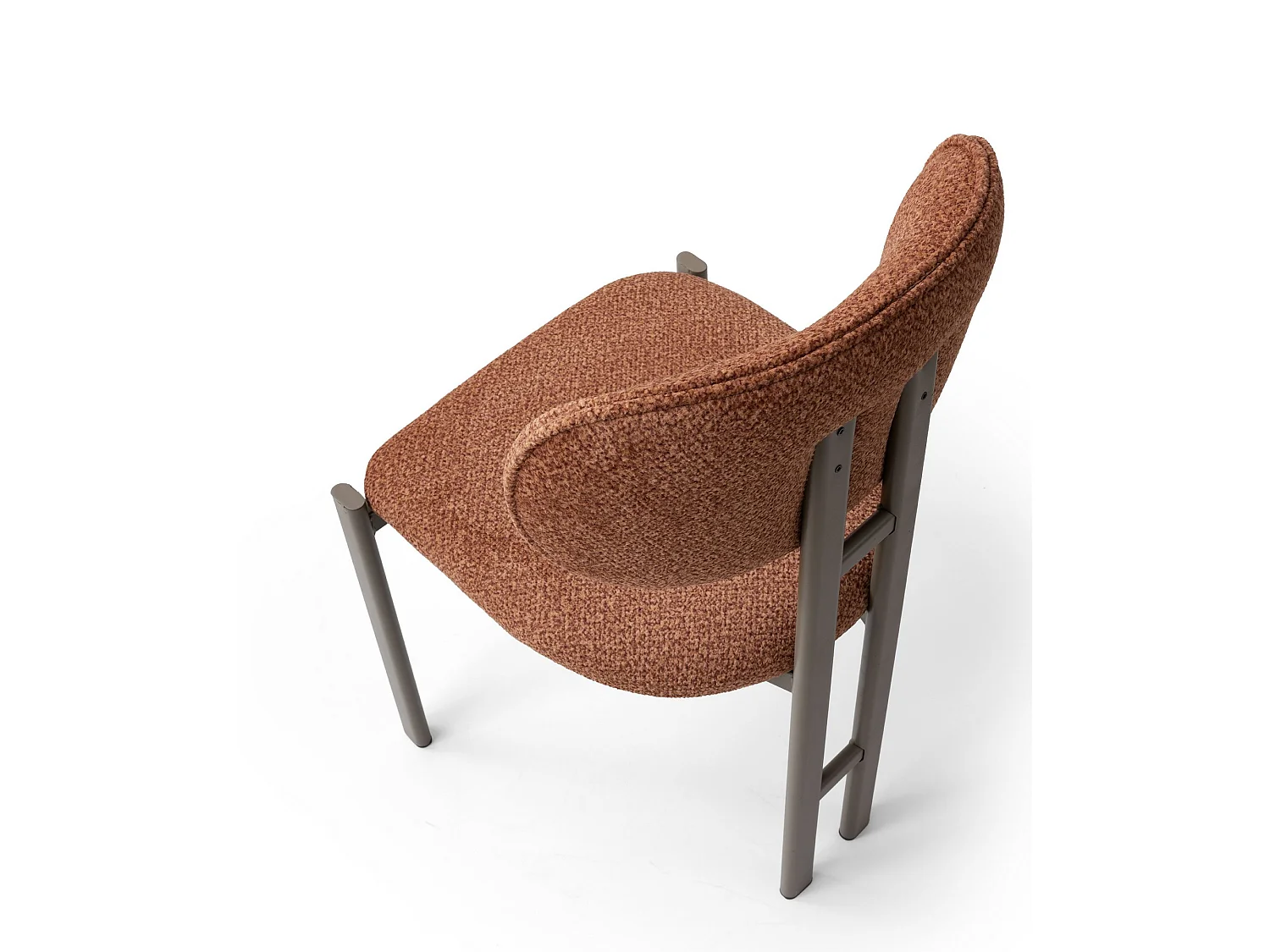 Stoelset "Muriz" van metaal (2 stuks) - Tegel rood