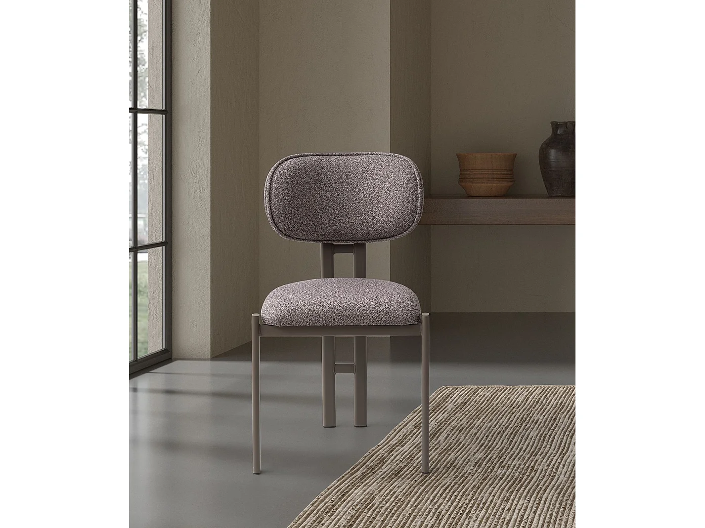 Muriz" metalen stoelenset (2 stuks) - As