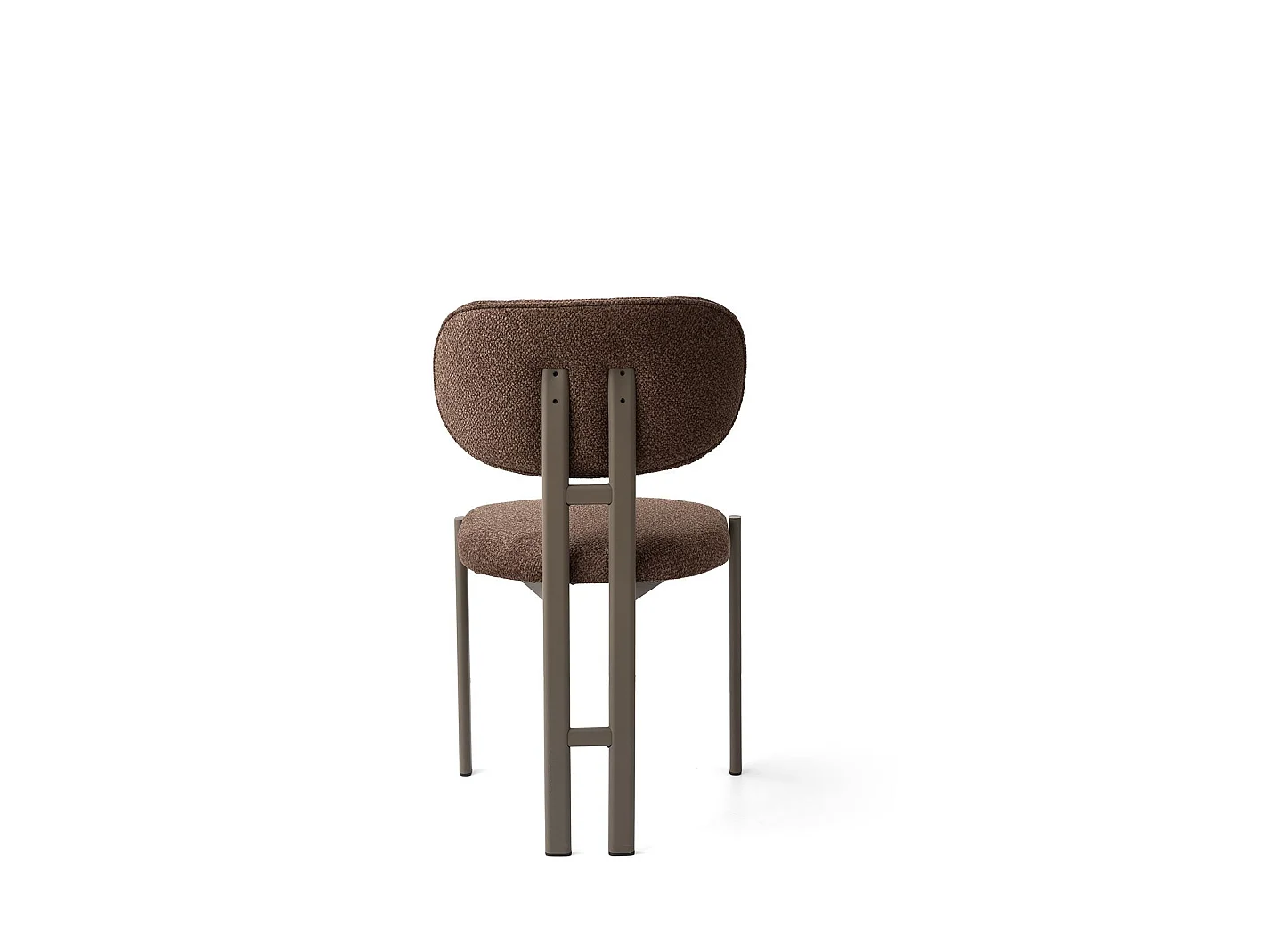 Stoelset "Muriz" van metaal (2 stuks) - Bruin