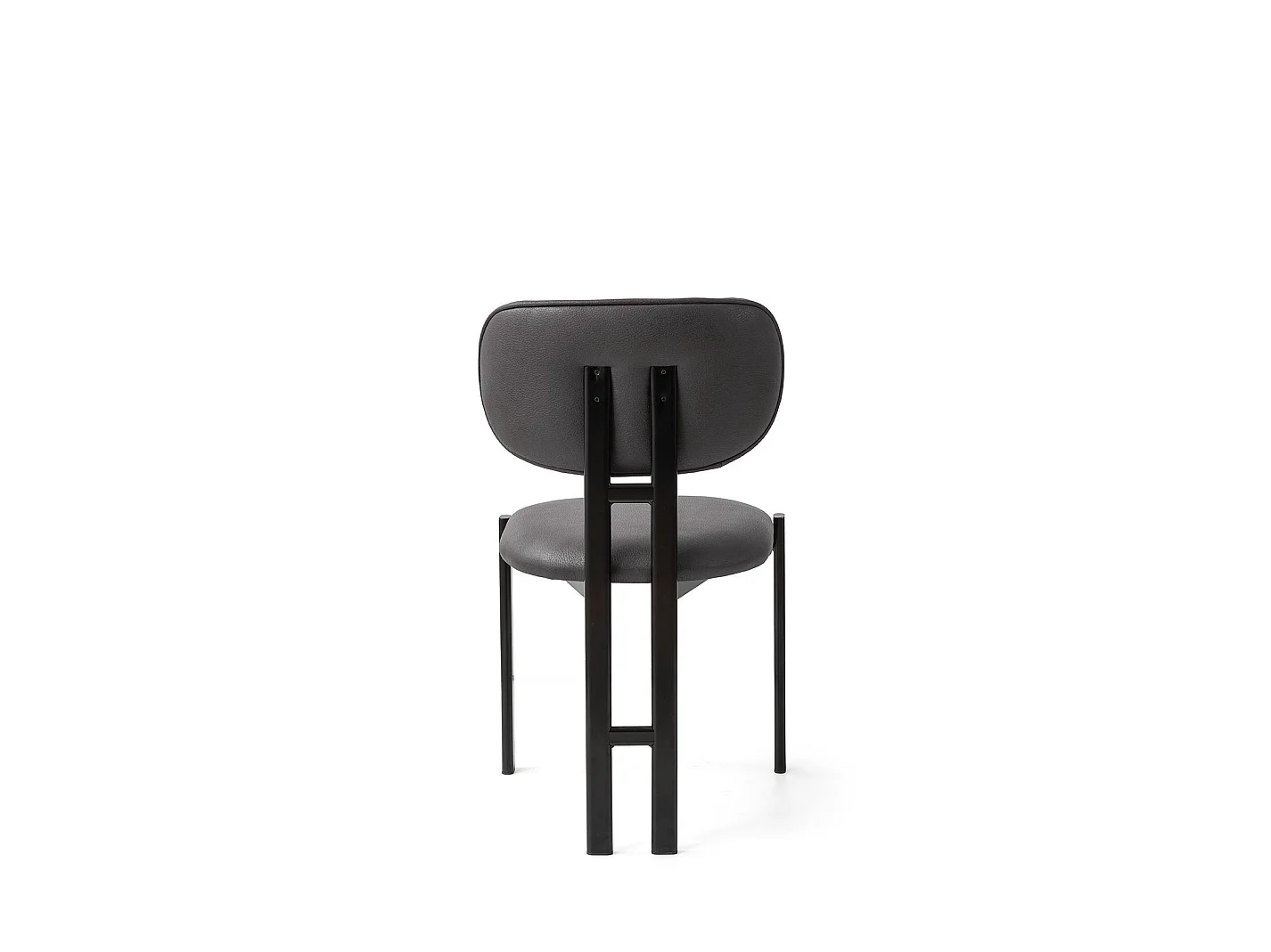 Stoelset "Muriz" van metaal (2 stuks) - Antraciet