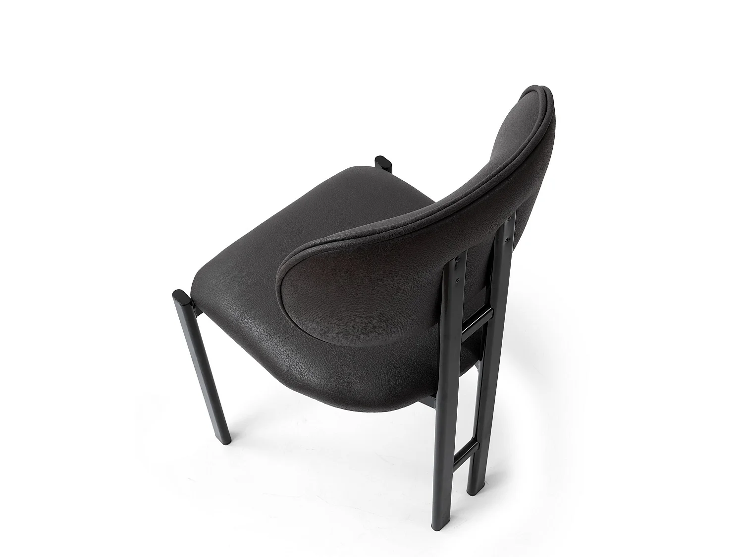 Stoelset "Muriz" van metaal (2 stuks) - Antraciet