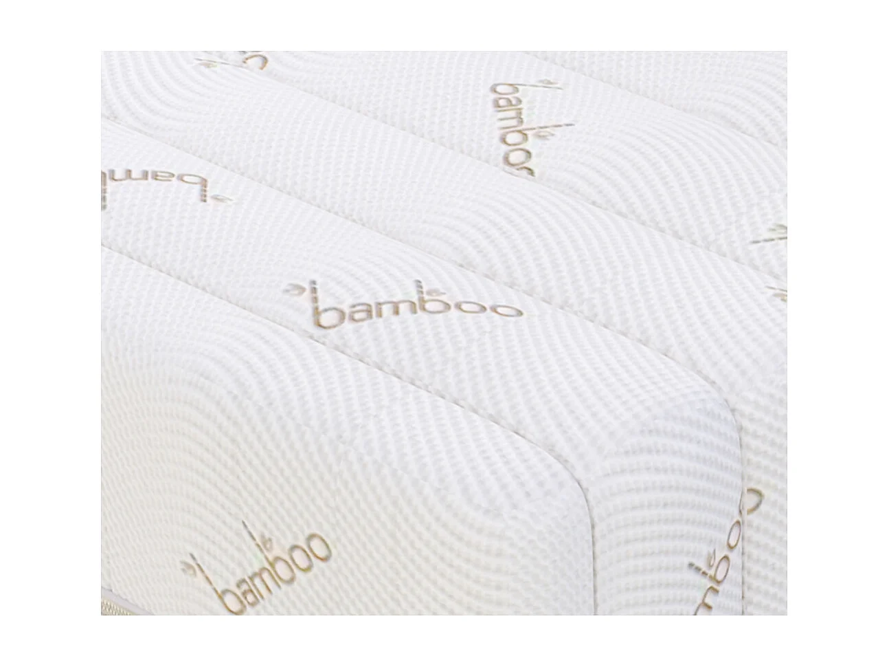 Matelas HYBRID - 21cm - Mousse profilée HR - Bambou