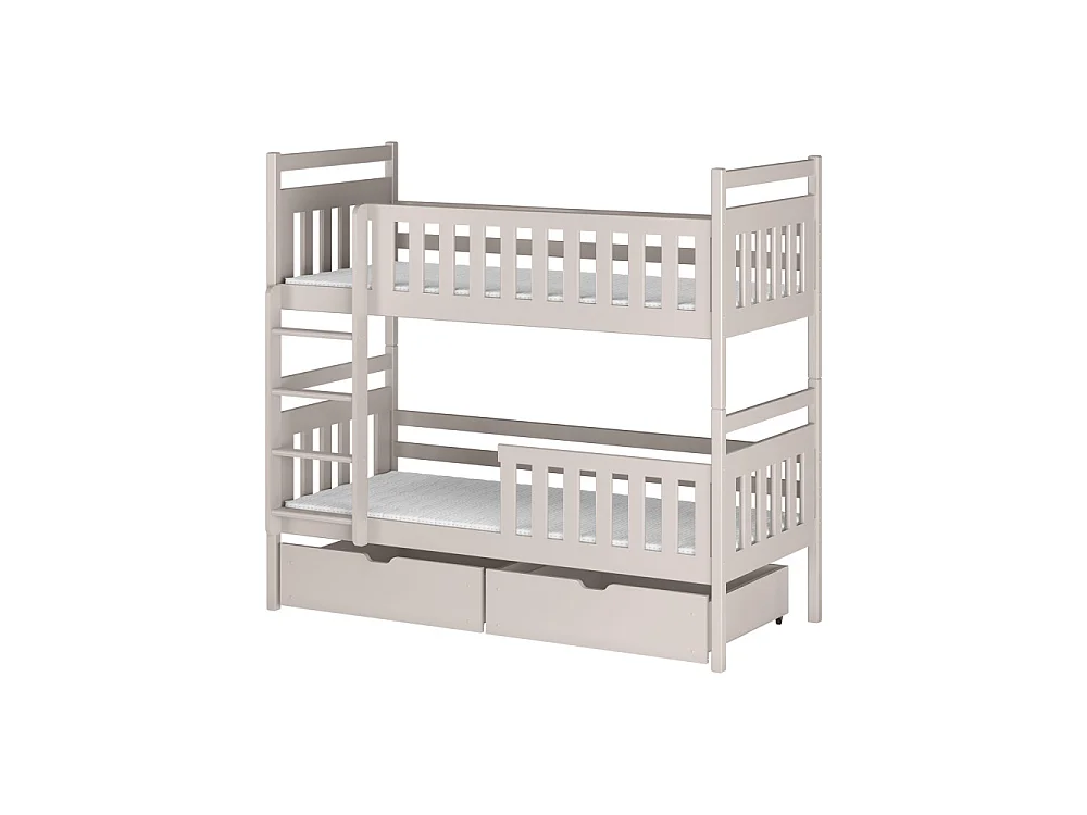 LIT SUPERPOSE MONIKA 90x200 Cachemire Livré avec sommiers