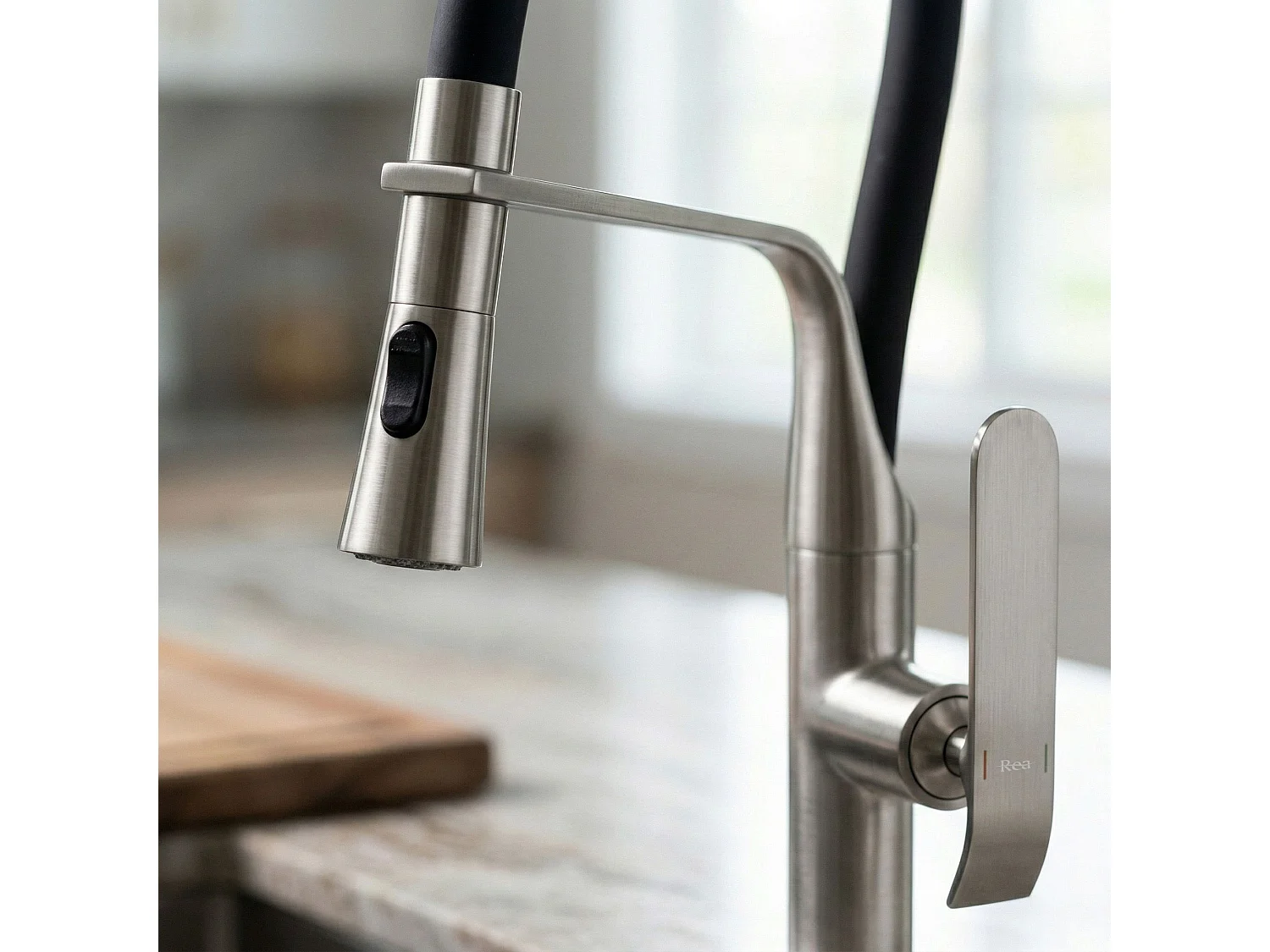 Robinet De Cuisine Rea Castor Black