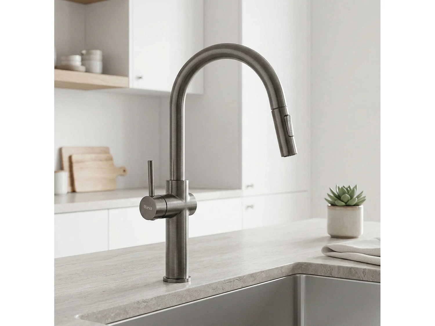 Robinet De Cuisine Rea Fresh High Titanium
