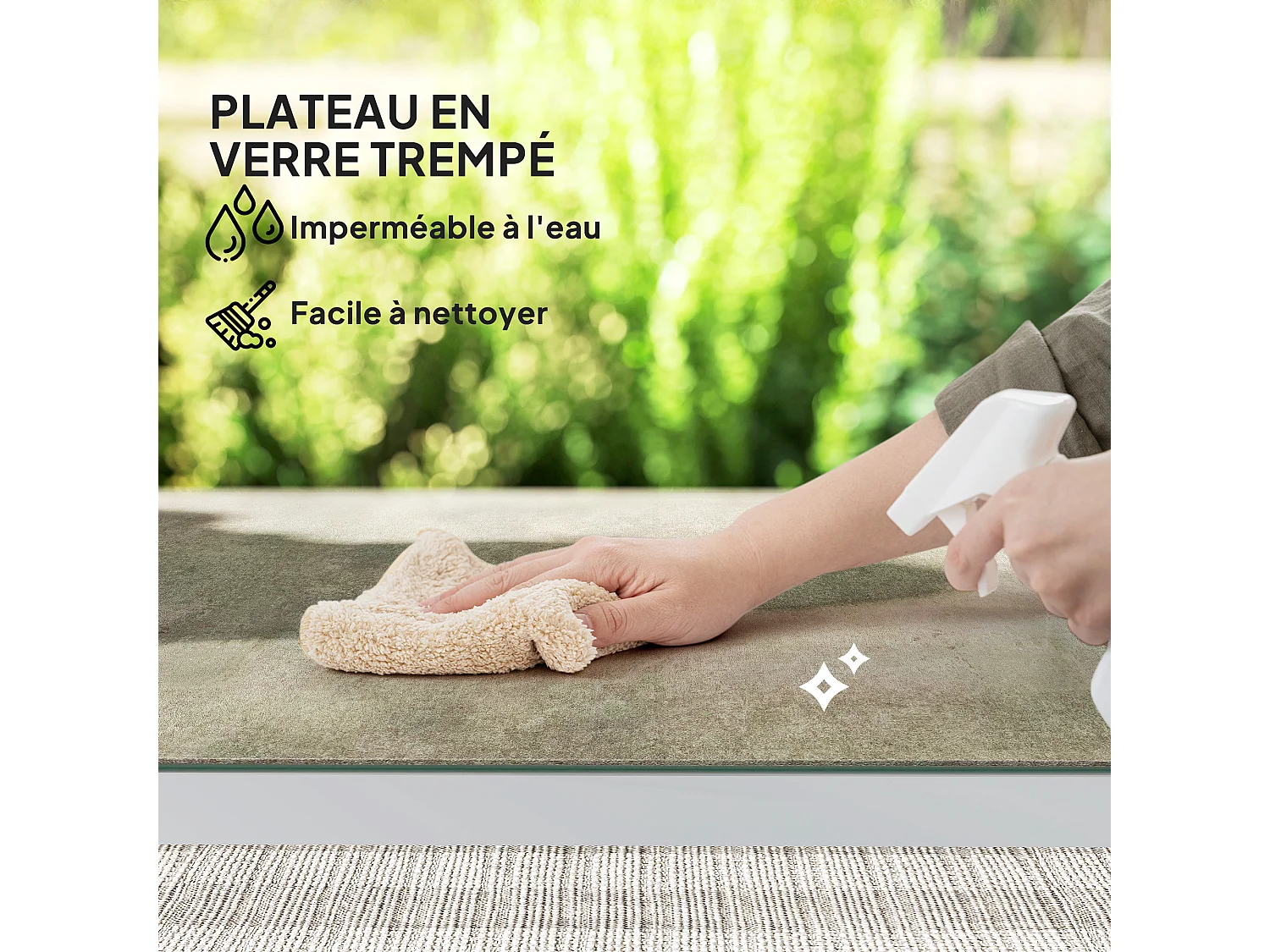 Salon de jardin design relax 2 personnes 3 pièces avec coussins déhoussables gris